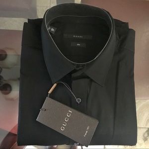 Gucci Men’s Dress Shirt Long Sleeve Slim Fit
